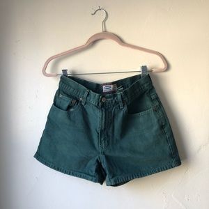 Emerald Green Old Navy Denim Shorts